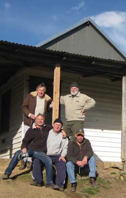 Mt. Terrible: with VHCHA hut restorers